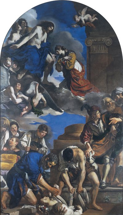 Burial of Saint Petronilla by Giovanni Francesco Barbieri